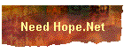 Need Hope.Net